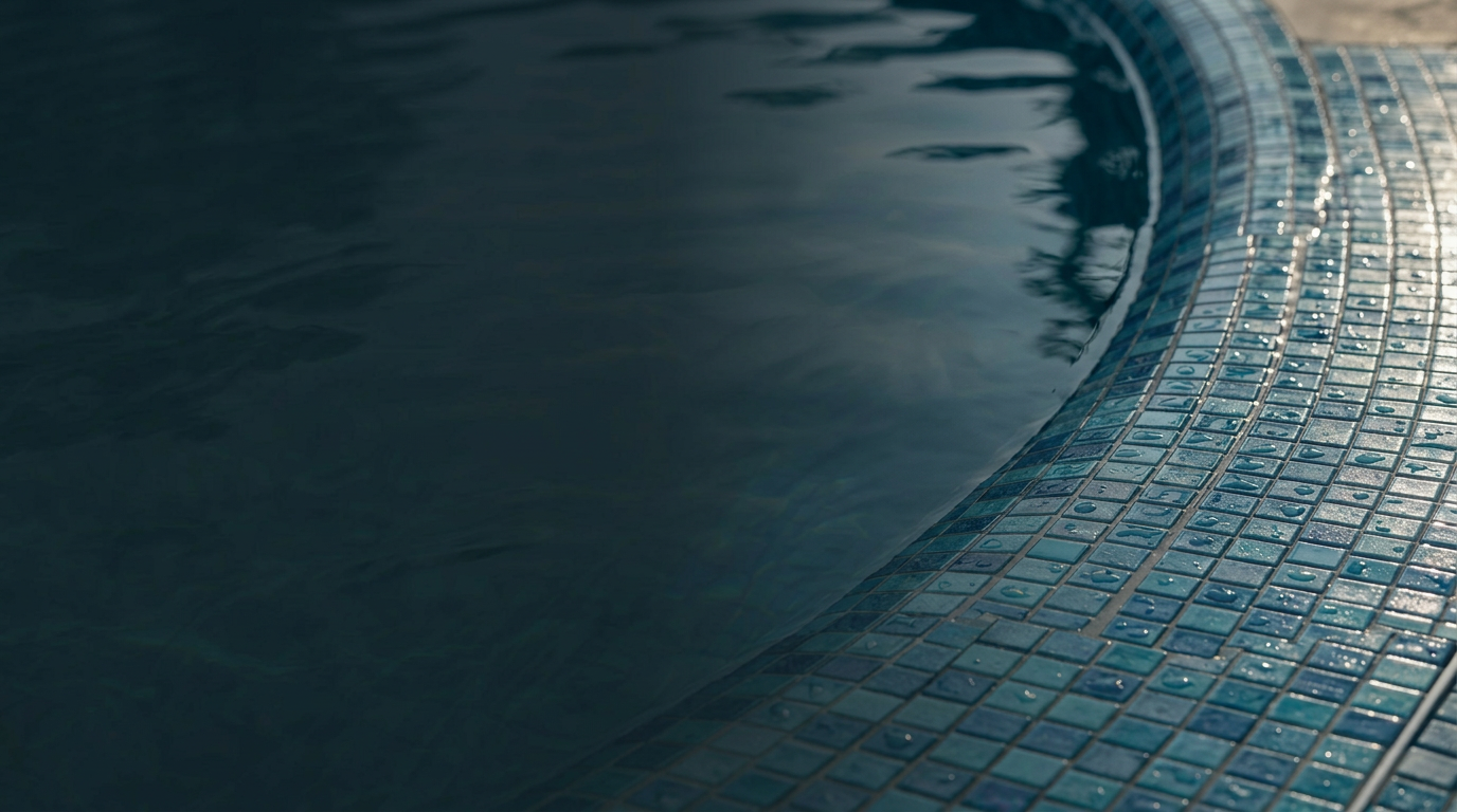 Swimming pool mosaic tiles